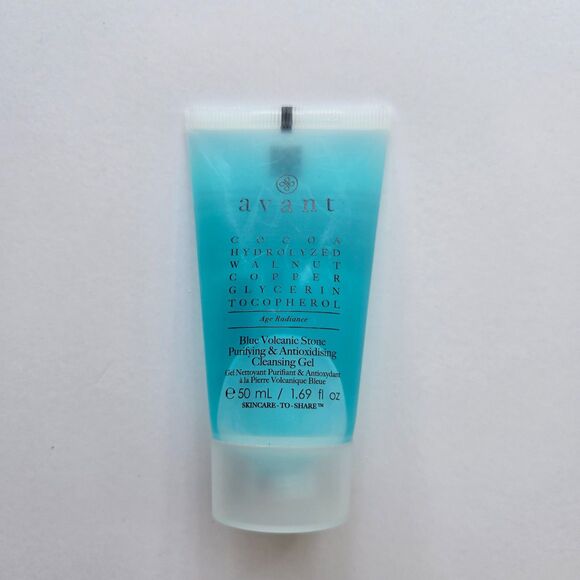 Avant Skincare Cleansing Gel Blue Volcanic Stone Purifying & Antioxidising Skin - Picture 4 of 4